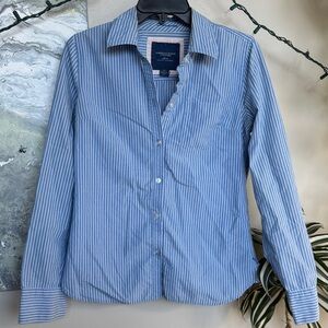 Y2K American Eagle Women’s Stripe Shirt